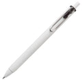 Uni-ball One Black Ink Gel Ballpoint Pen - White - 0.38mm