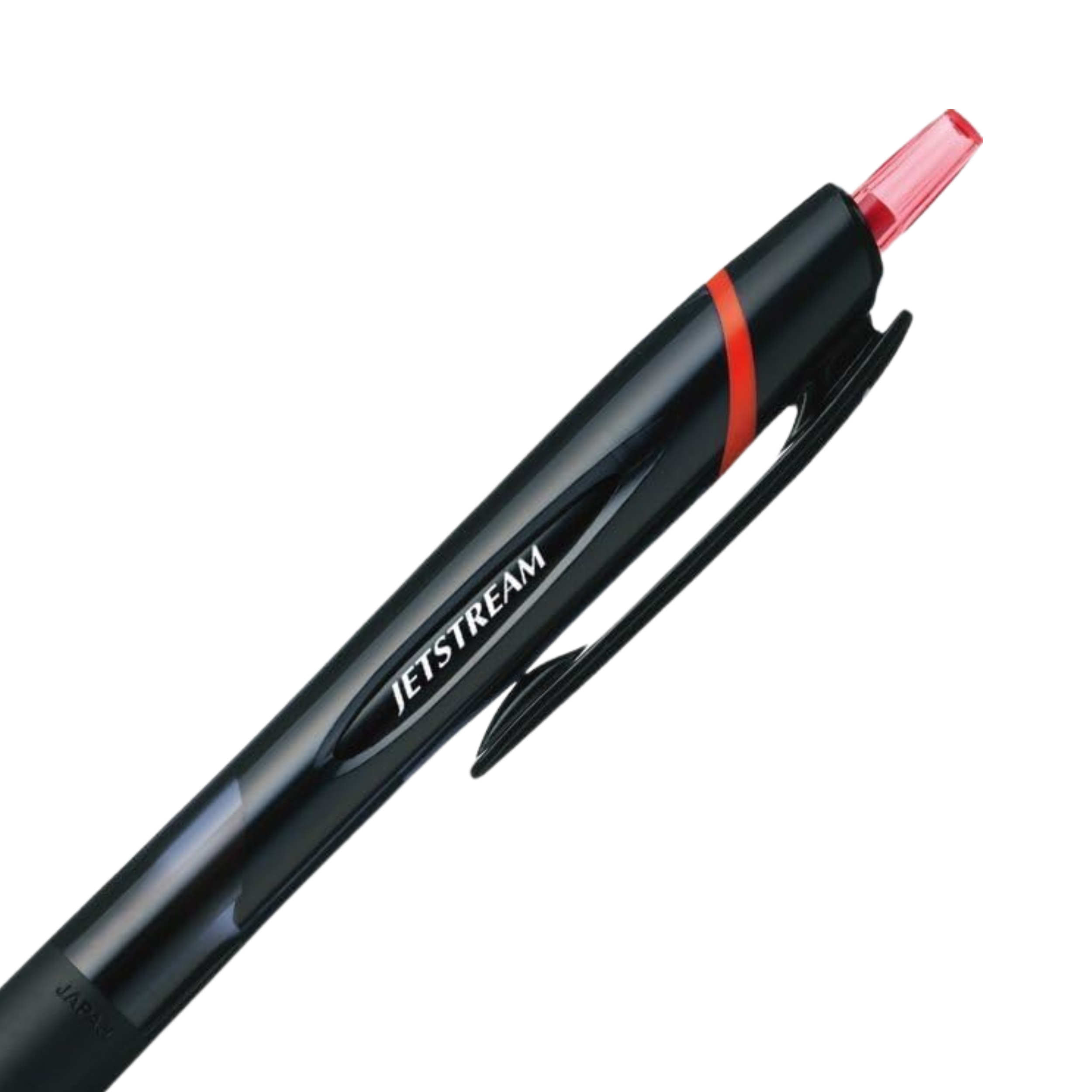 Uni Jetstream Red Ink Ballpoint Pen - Black - 0.7mm