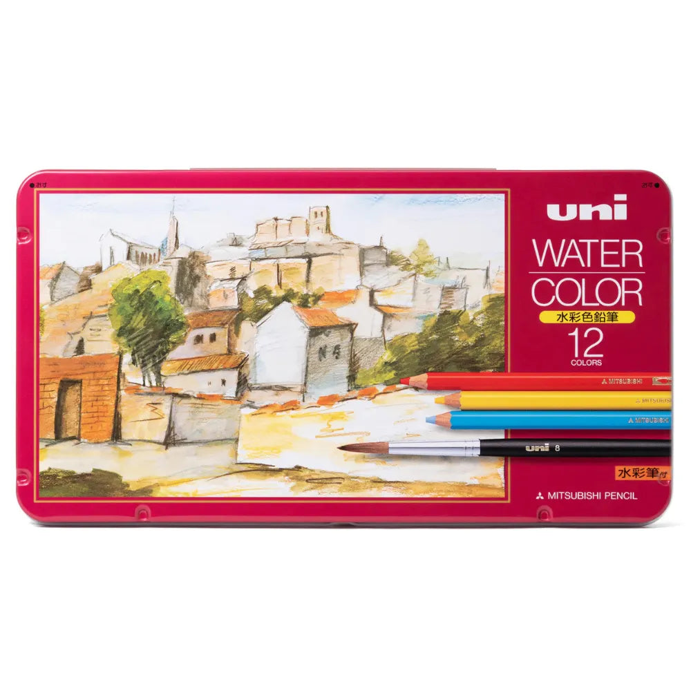 Uni Watercolor Pencils - Set of 12