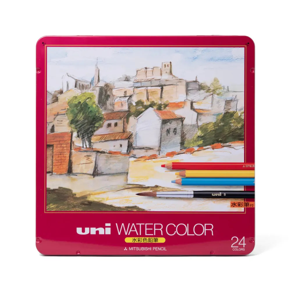 Uni Watercolor Pencils - Set of 24