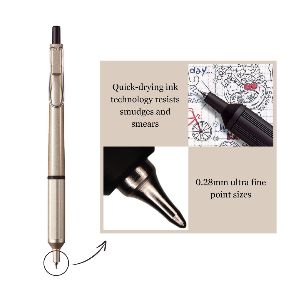 Uni Jetstream Edge 0.28 - Champagne Gold