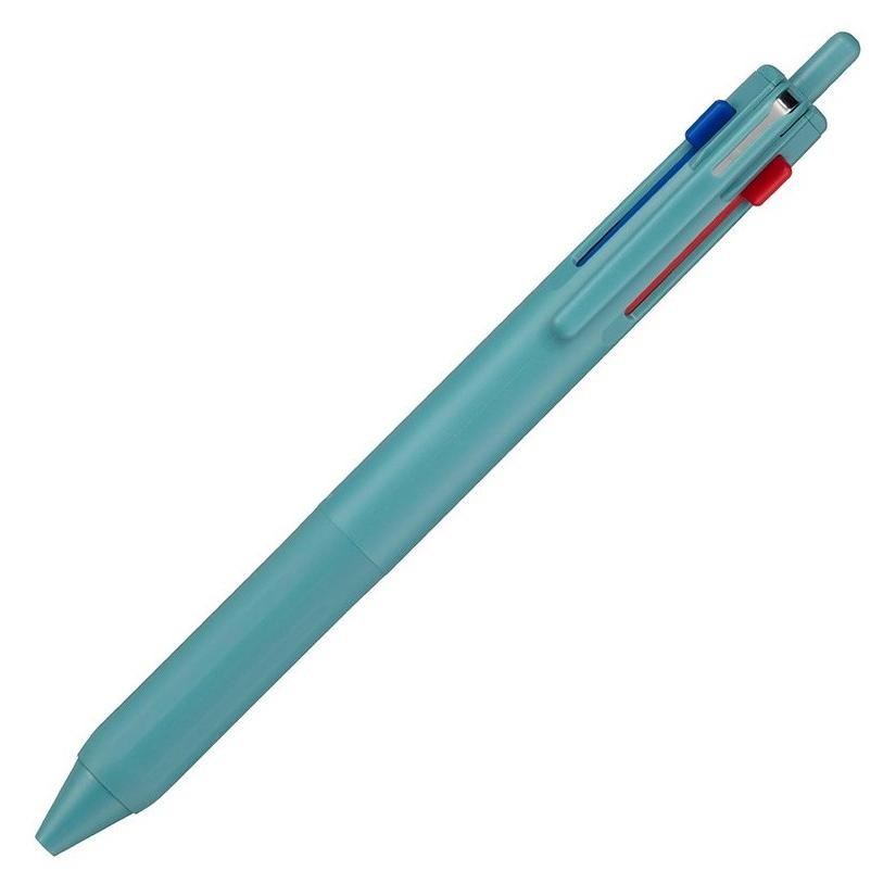 Uni Jetstream Three Ink Ballpoint Pen - Forest Blue - 0.5mm