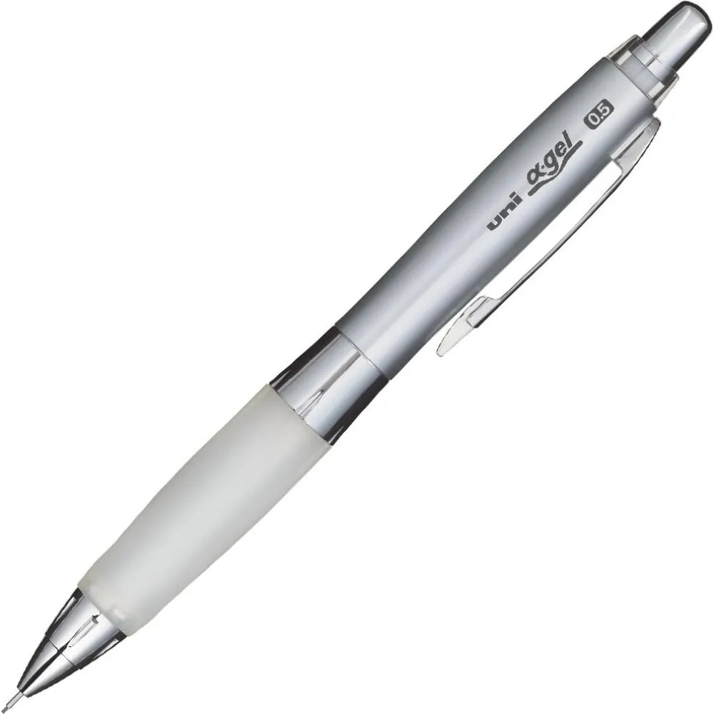 Uni alpha-gel Shaker Mechanical Pencil - Soft Grip - White - 0.5mm