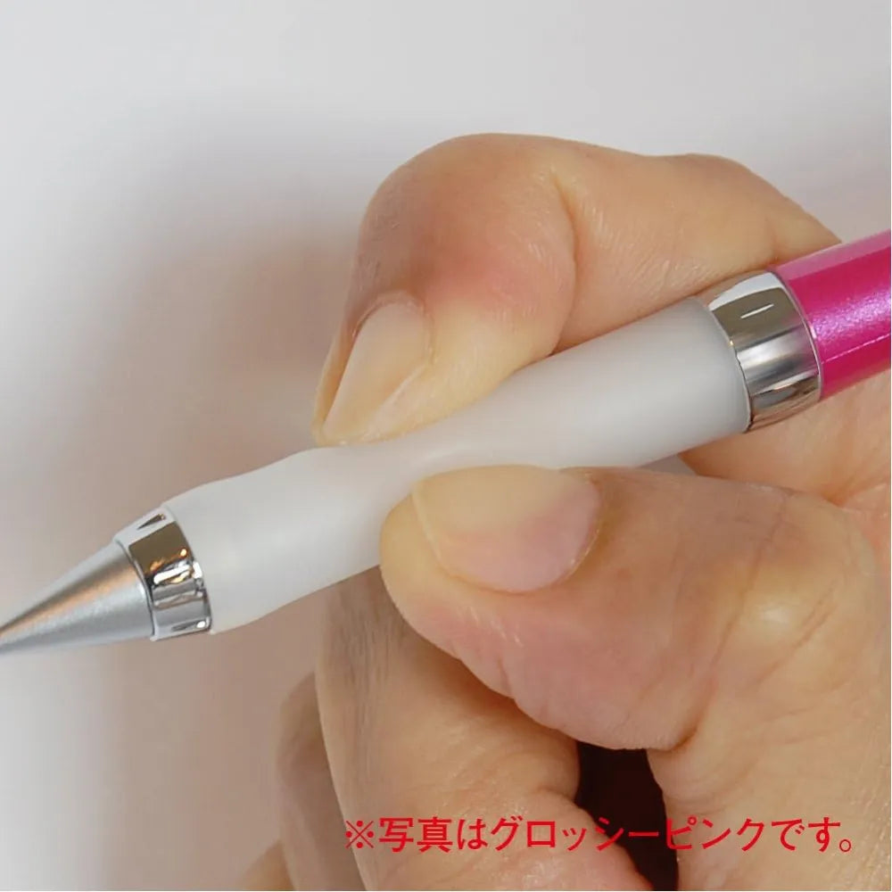 Uni alpha-gel slim Mechanical Pencil - Pure Black - 0.5mm - Soft Grip