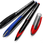 Uni-ball Air Rollerball Blue Ink Ballpoint Pen - Black - 0.5mm