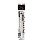 Uni-ball One Black Ink Gel Ballpoint Pen - White - 0.38mm
