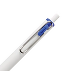 Uni-ball One Blue Ink Gel Ballpoint Pen - White - 0.38mm