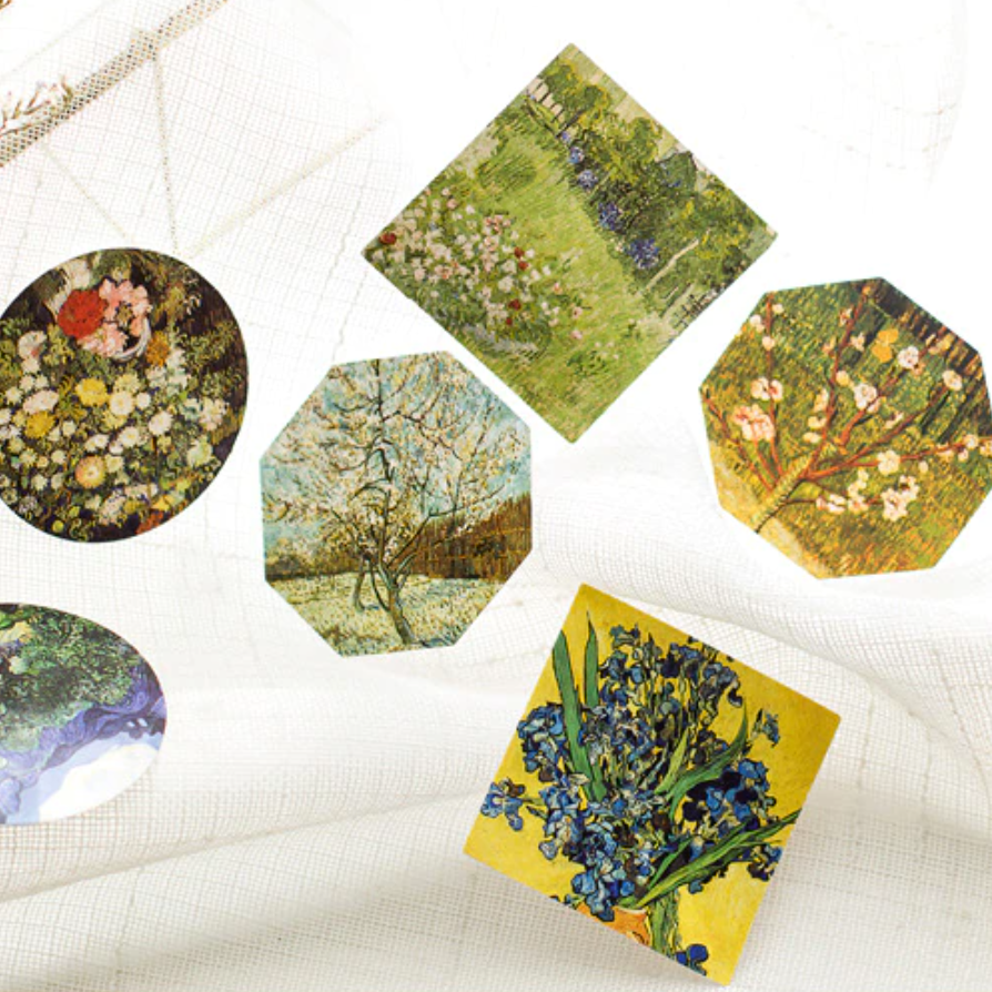 Van Gogh Paper Stickers