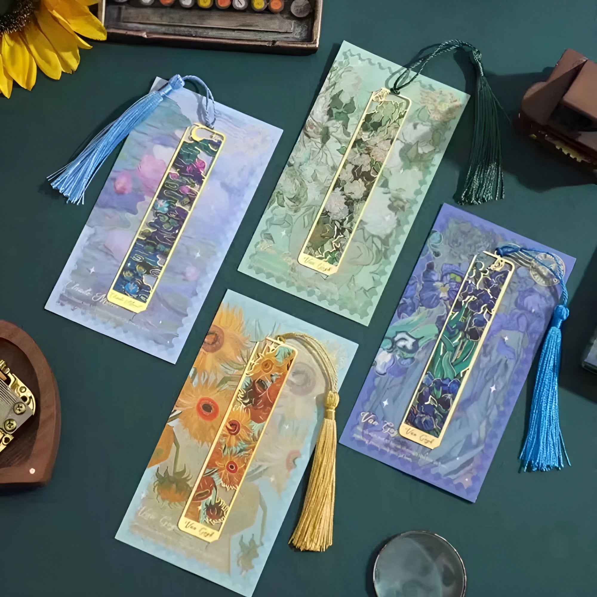 Vincent Van Gogh Metallic Bookmark
