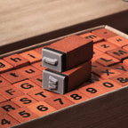 Vintage Alphabet Stamps - Set of 70