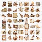 Vintage Café Memoirs Stickers