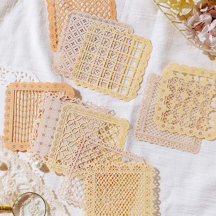 Vintage Crochet Paper Set