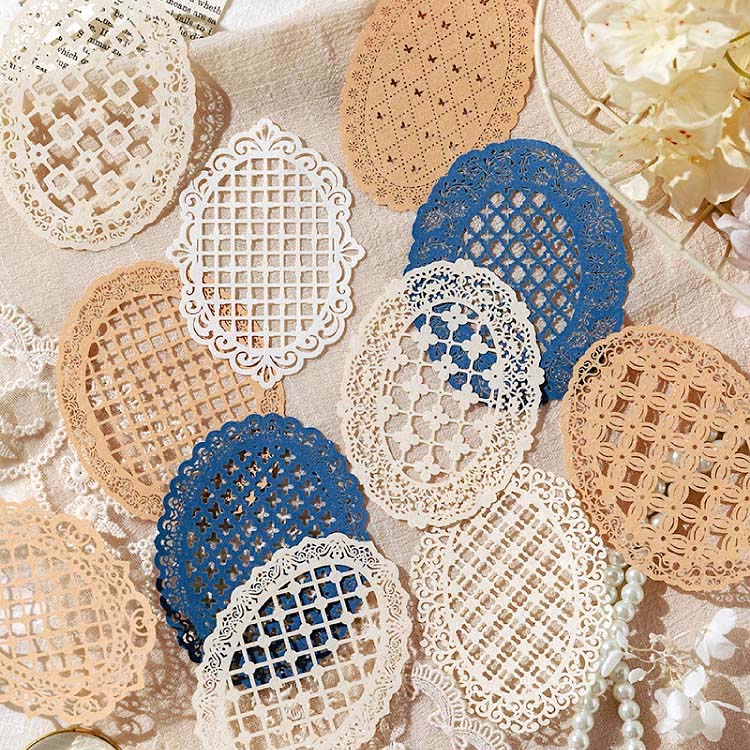 Vintage Crochet Paper Set