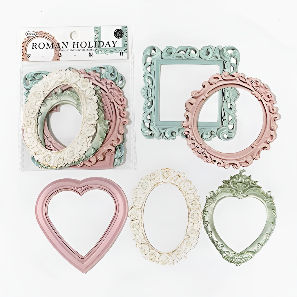 Vintage Frame Scrapbooking Stickers