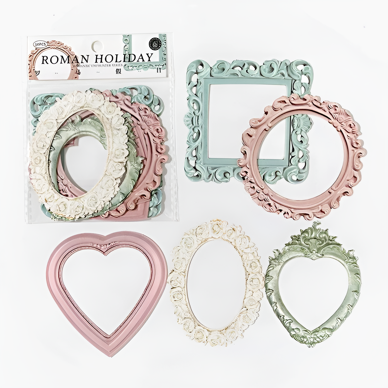 Vintage Frame Scrapbooking Stickers