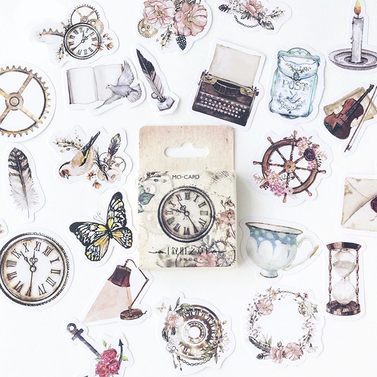 Vintage Journal Paper Stickers