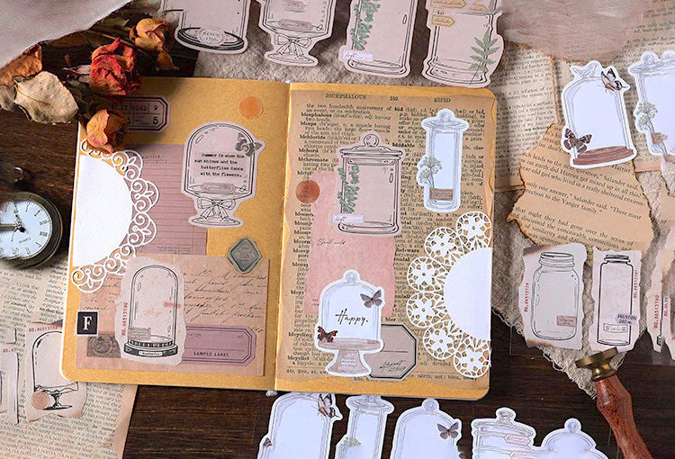 Vintage Label Deco Stickers