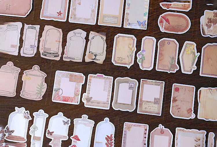 Vintage Label Deco Stickers