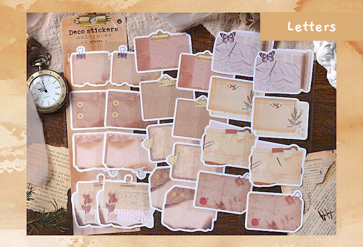 Vintage Label Deco Stickers