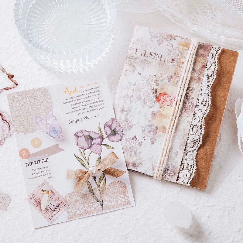 Vintage Lace Kraft Paper Set
