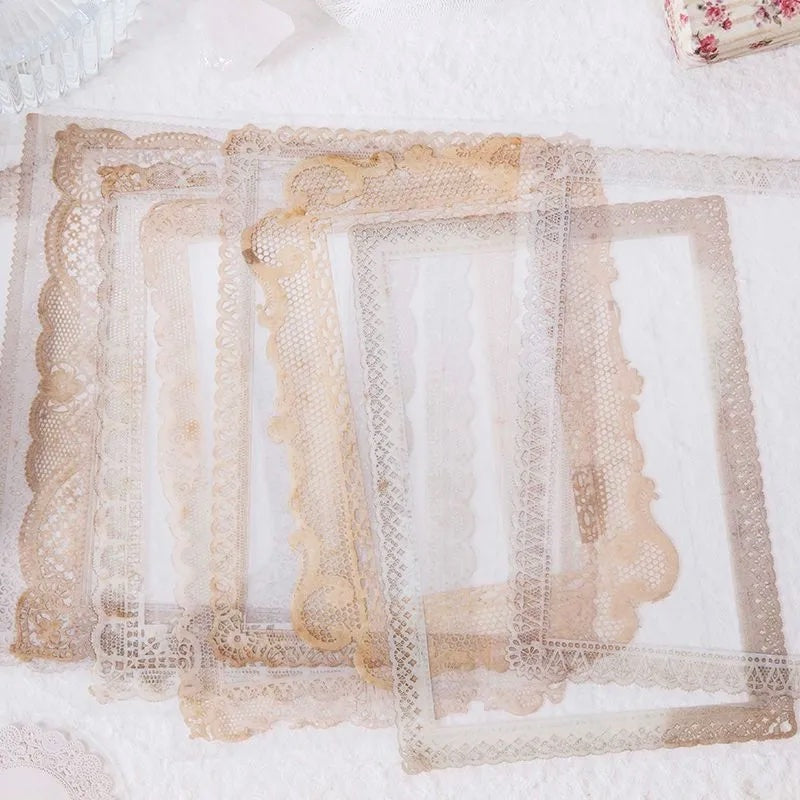 Vintage Lace Kraft Paper Set