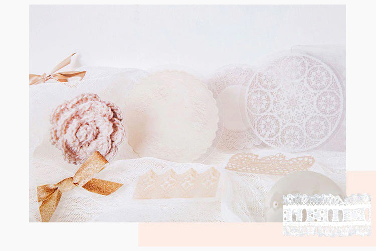 Vintage Lace Kraft Paper Set