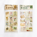Vintage Letter Stamp Stickers