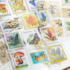 Vintage Letter Stamp Stickers