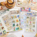 Vintage Letter Stamp Stickers