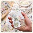 Vintage Letter Stamp Stickers