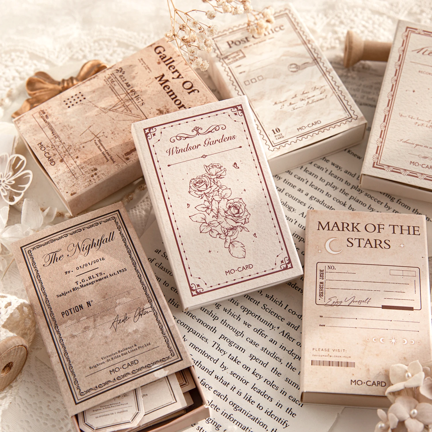 Vintage Loose Leaf Decorative Scrapbooking Stickers