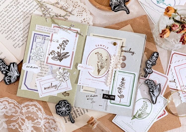 Vintage Plant Acrylic Stamps