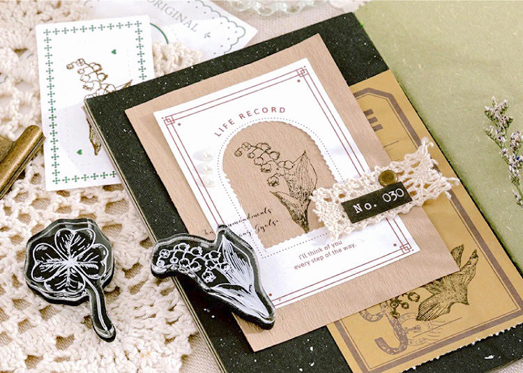 Vintage Plant Acrylic Stamps