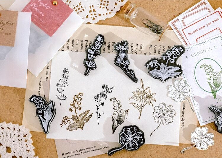Vintage Plant Acrylic Stamps