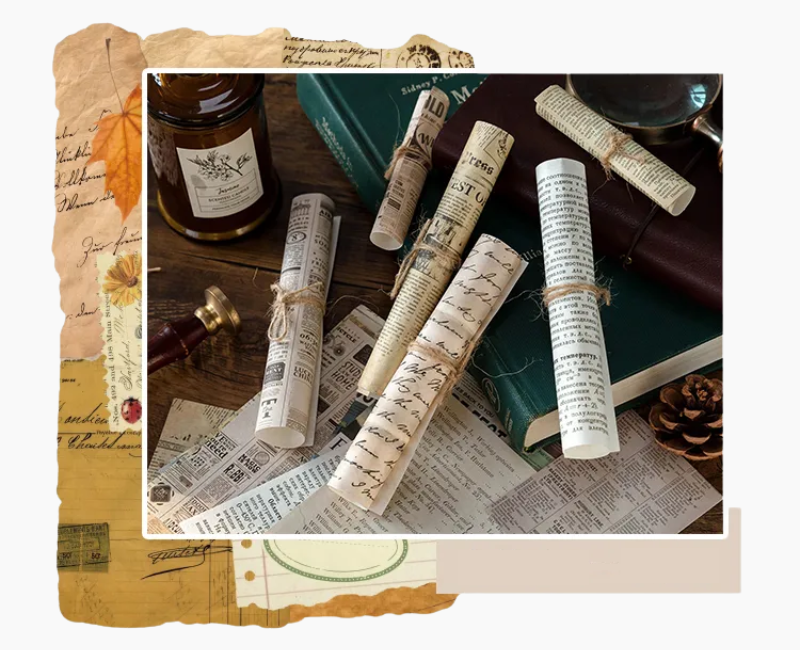 Vintage Scrapbooking Paper Pack