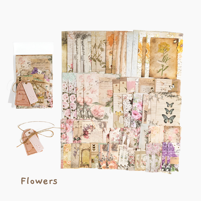 Vintage Scrapbooking Paper Pack