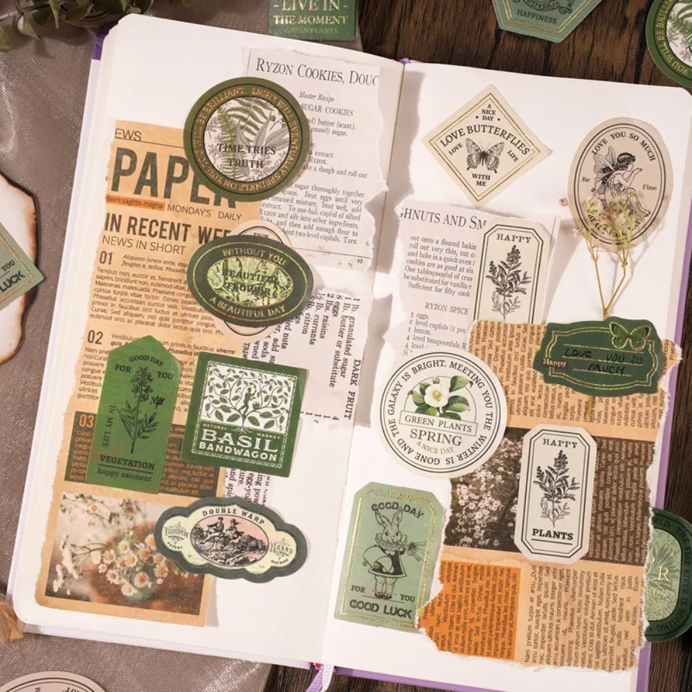 Vintage Seal Boxed Journaling Stickers