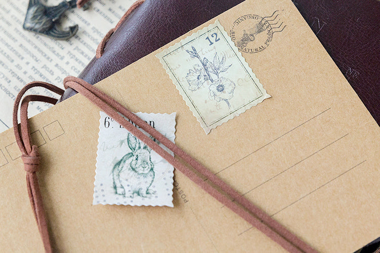 Vintage Stamp Stickers