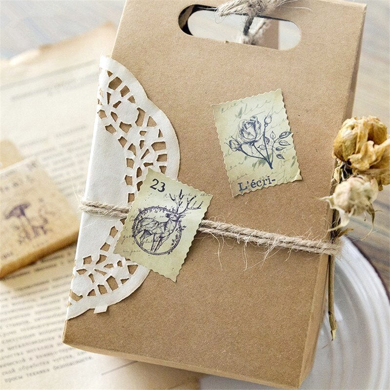 Vintage Stamp Stickers