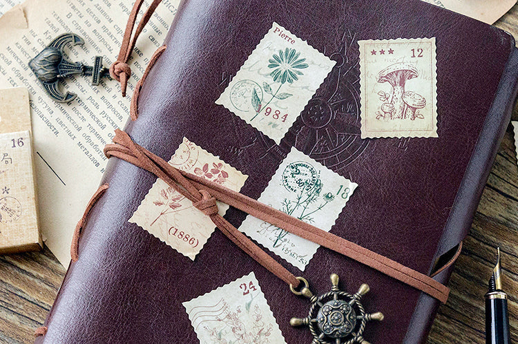 Vintage Stamp Stickers