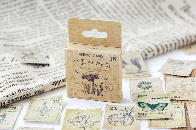 Vintage Stamp Stickers