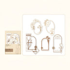 Vintage Vignette Die-Cut Stickers