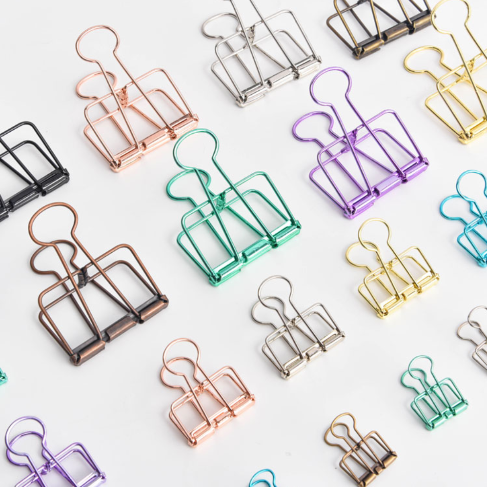 Vintage Metal Binder Clips