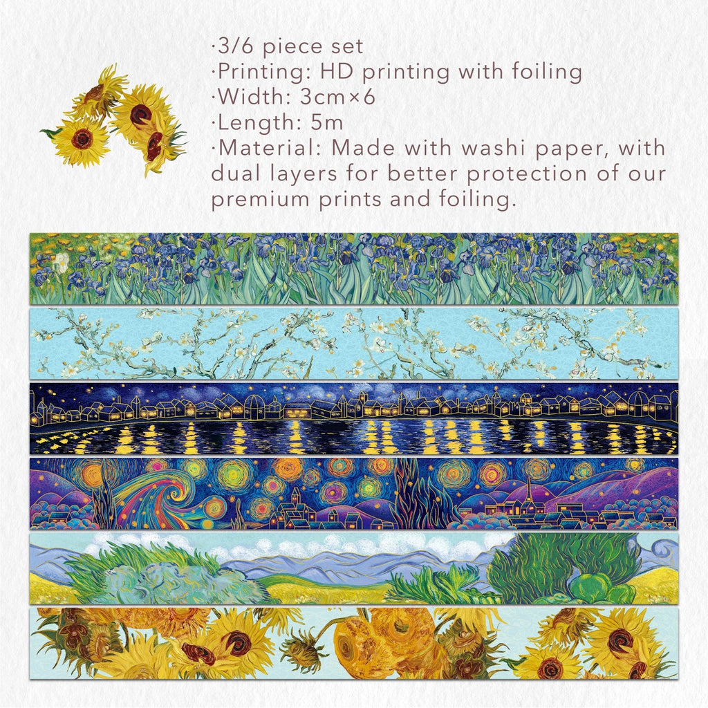 Van Gogh Washi Tape Set