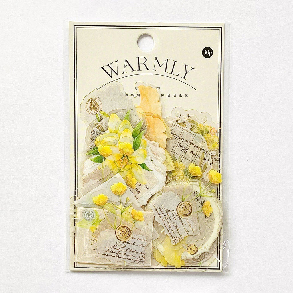 Warmly Floral Paper & Frames Stickers