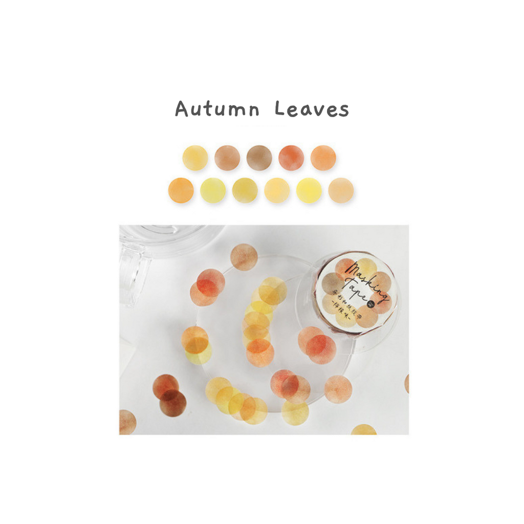 Watercolor Dot Masking Sticker Roll
