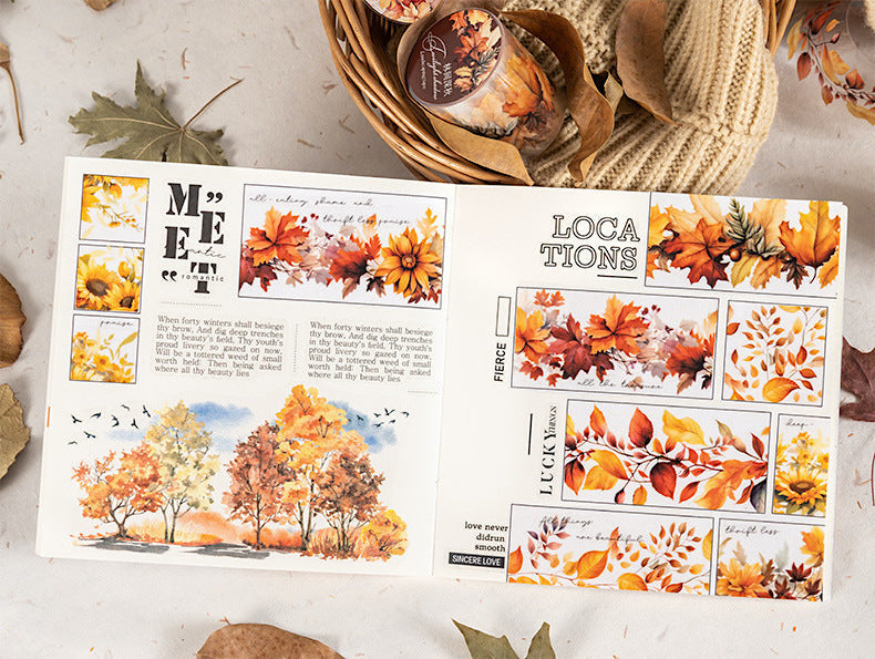 When Leaves Fall Clear Masking Tapes