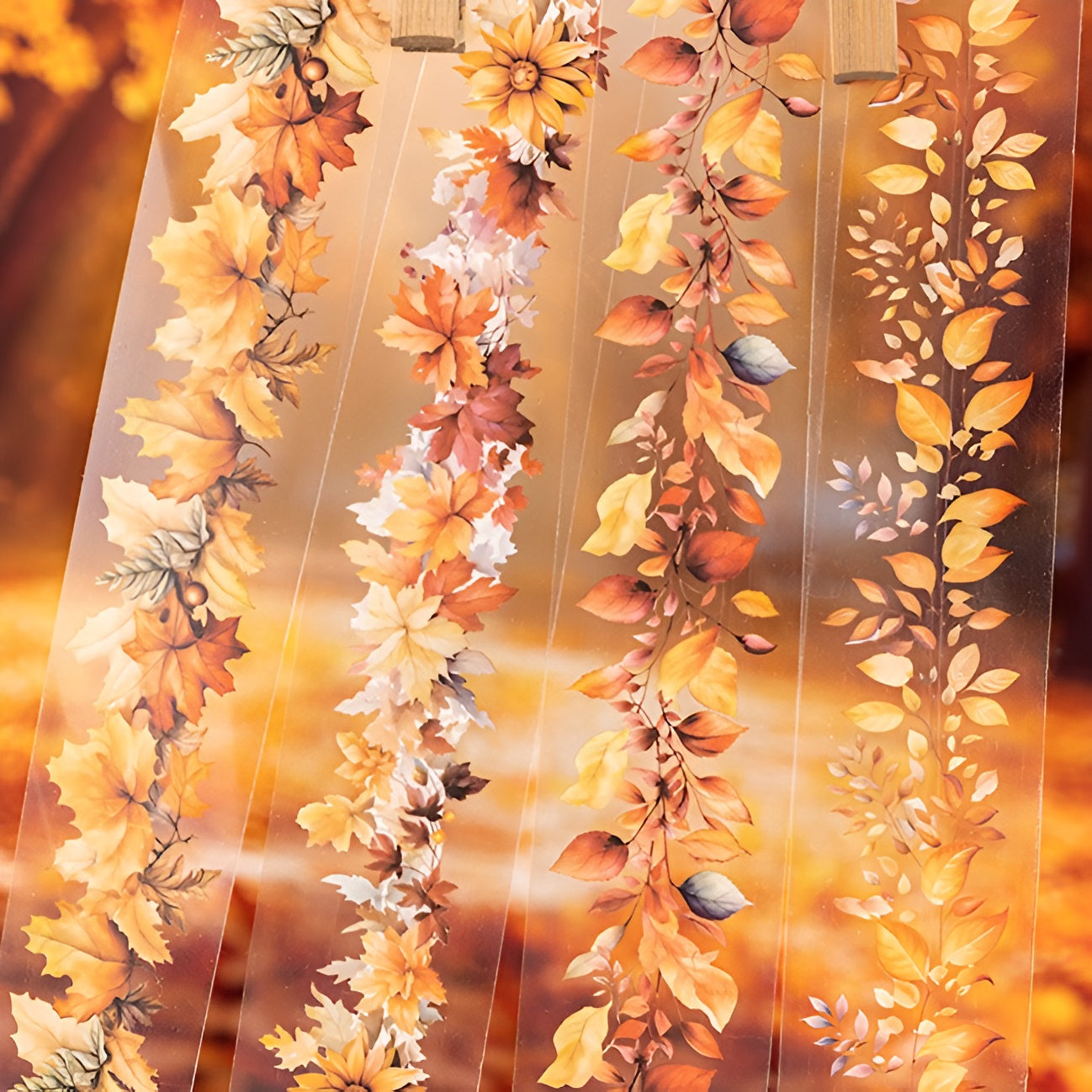 When Leaves Fall Clear Masking Tapes