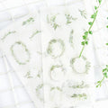 Wild Nature Sticker Set - Green Leaves