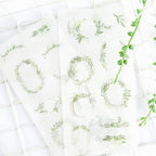 Wild Nature Sticker Set - Green Leaves